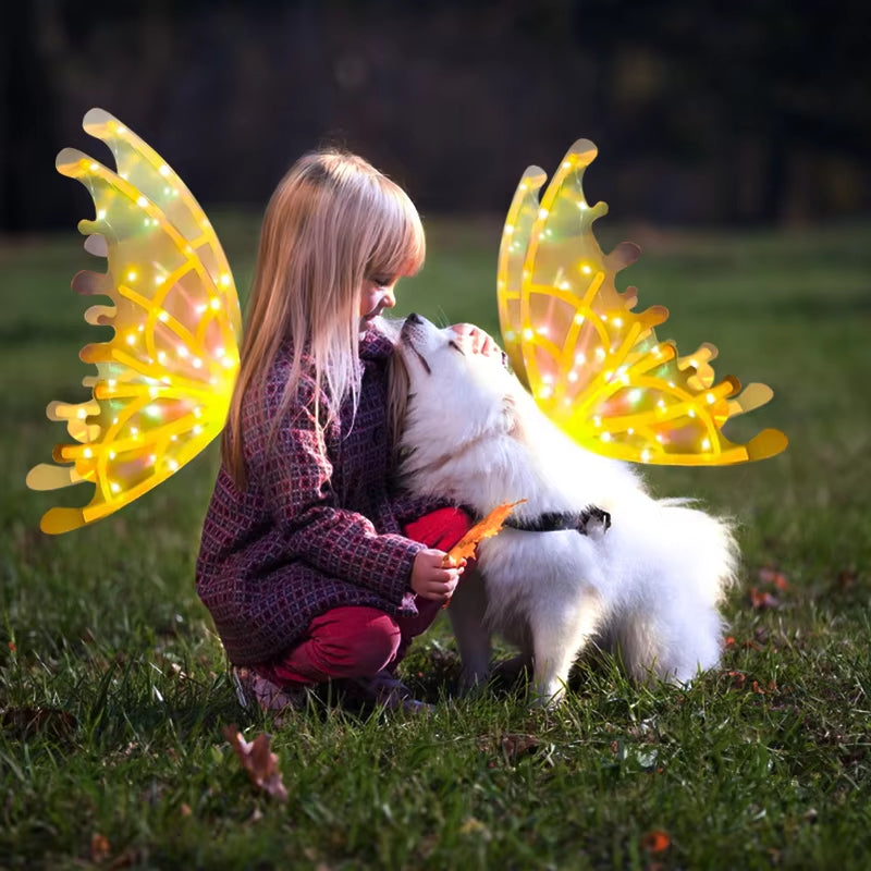🦋Elektromos pillangószárnyak fénnyel és zenével