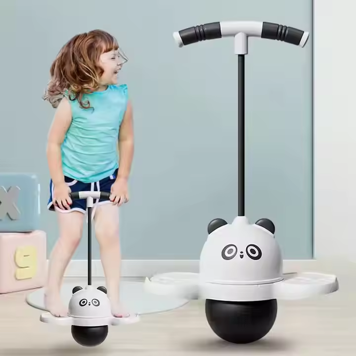 🐼Állatkás egyensúlyozó - világító ugráló
