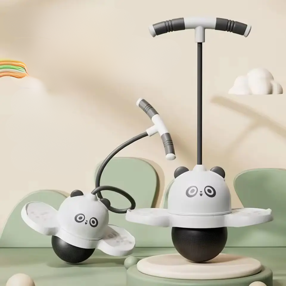 🐼Állatkás egyensúlyozó - világító ugráló