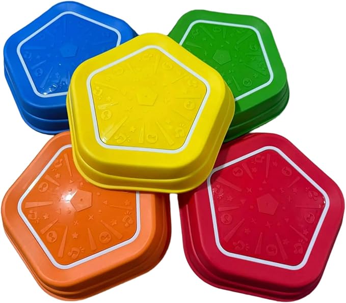🌈Zenélő és világító fejlesztő lépőkövek