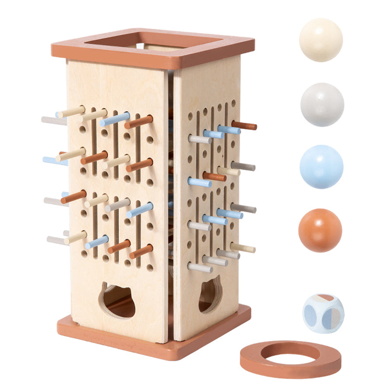 Montessori fa torony - interaktív fejlesztő játék
