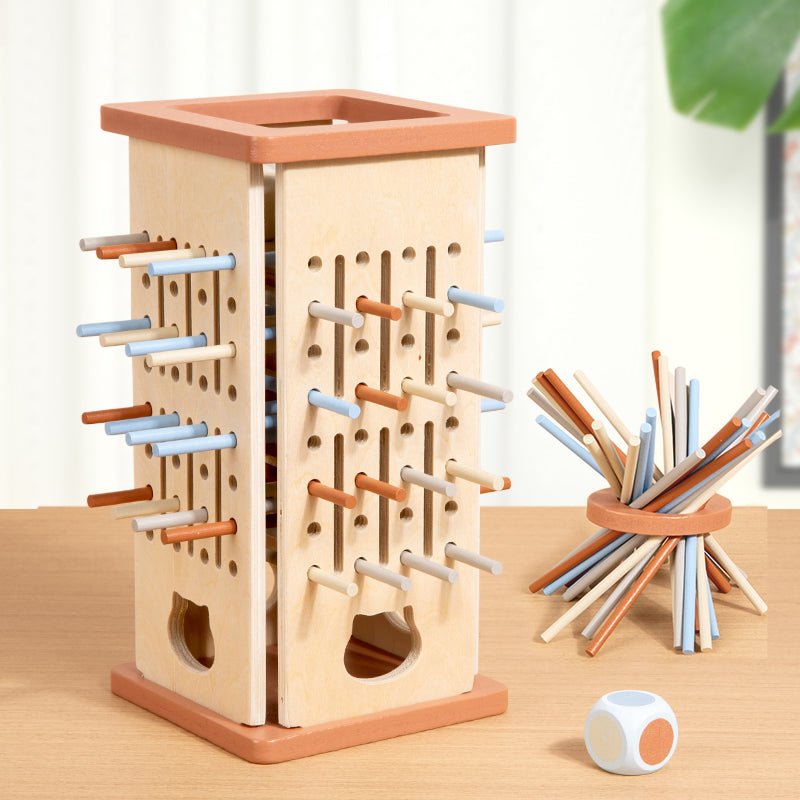 Montessori fa torony - interaktív fejlesztő játék