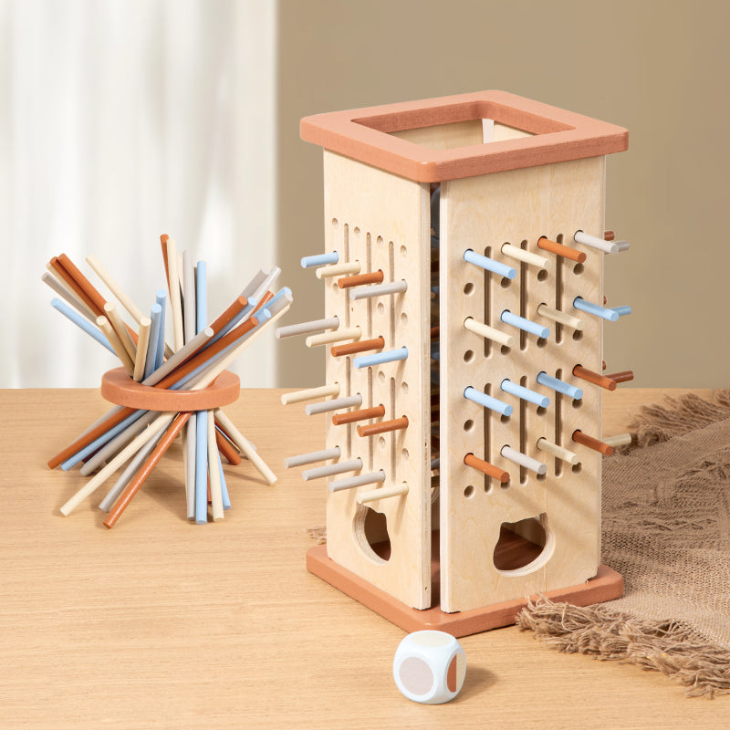 Montessori fa torony - interaktív fejlesztő játék